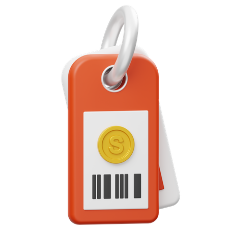 Price Tag  3D Icon