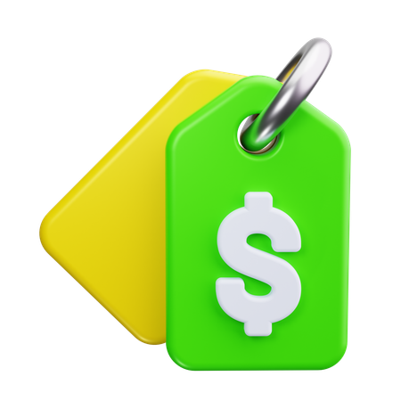 Price Tag  3D Icon