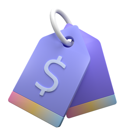 Price Tag  3D Icon