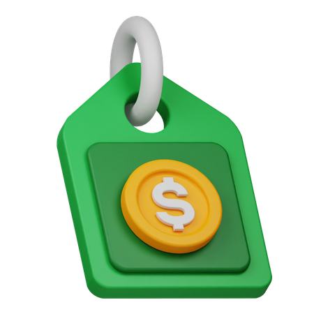 Price Tag  3D Icon