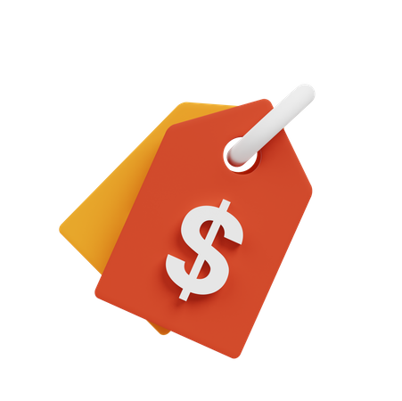 Price Tag  3D Icon