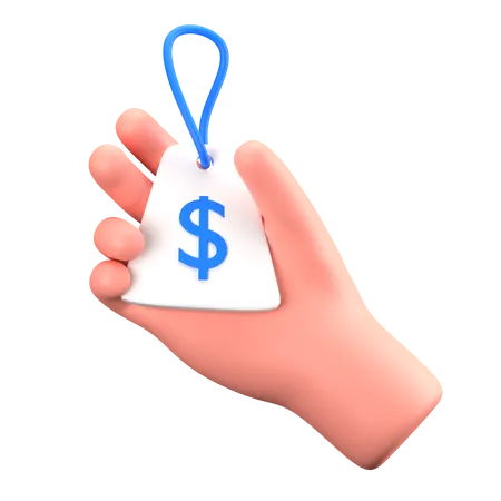 Price Tag  3D Icon