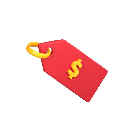 Price Tag  3D Icon