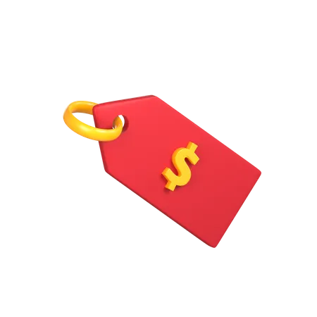 Price Tag  3D Icon