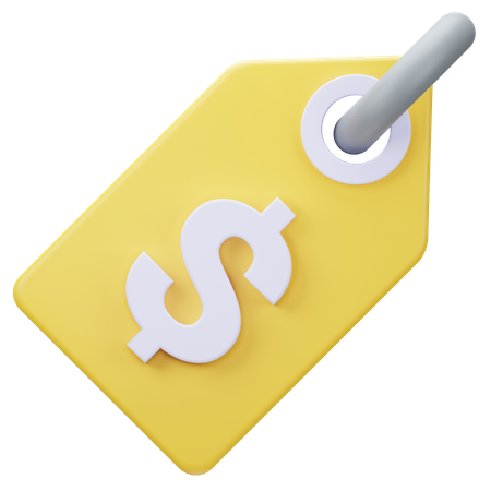 Price Tag  3D Icon