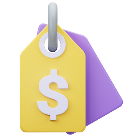 Price Tag  3D Icon