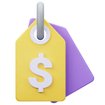 Price Tag  3D Icon