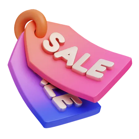Price tag  3D Icon