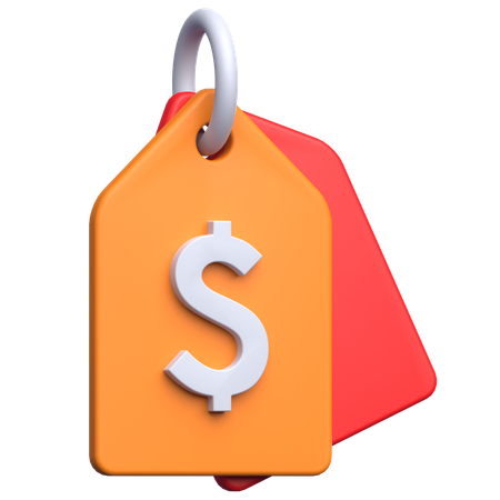 Price Tag  3D Icon