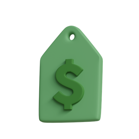 Price Tag  3D Icon