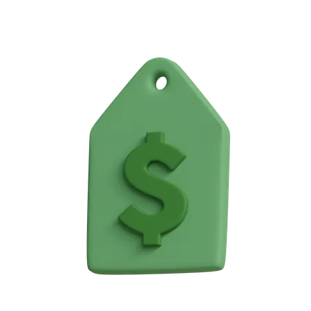 Price Tag  3D Icon