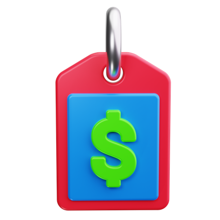 Price Tag  3D Icon