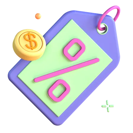 Price Tag  3D Icon