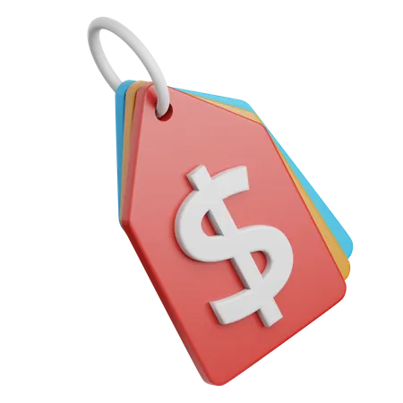 Price Tag  3D Icon