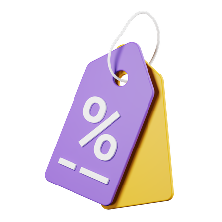 Price Tag  3D Icon