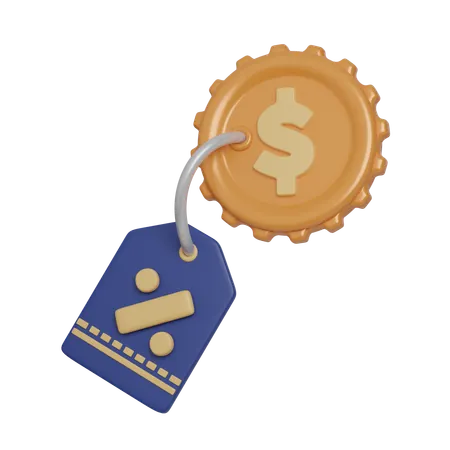 Price Tag  3D Icon