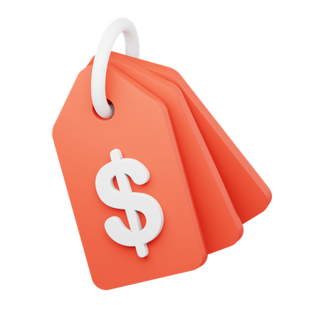 Price Tag  3D Icon