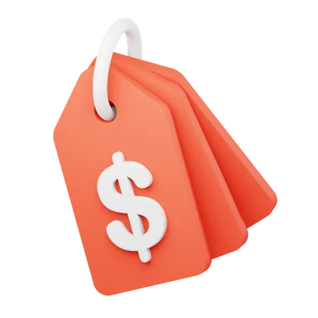 Price Tag  3D Icon