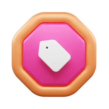 Price Tag  3D Icon