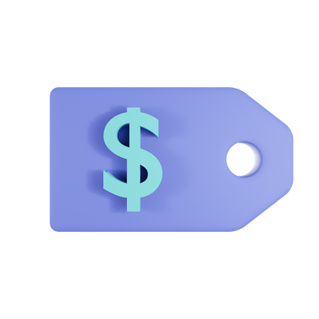 Price Tag  3D Icon