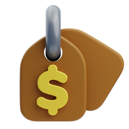 Price Tag  3D Icon