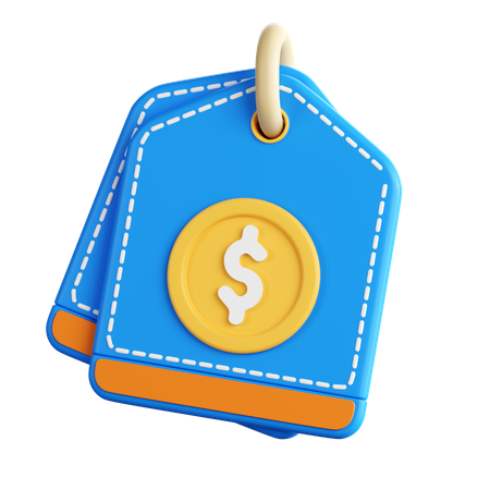 Price Tag  3D Icon