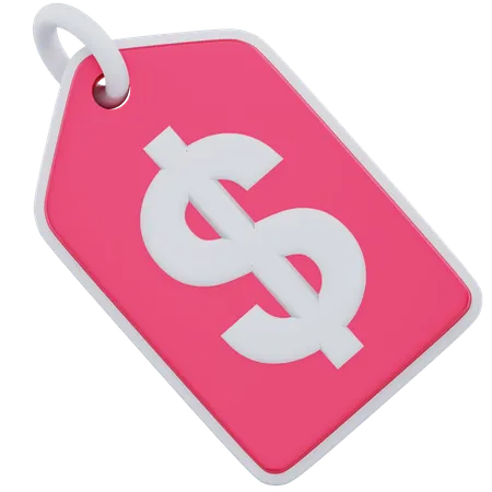 Price tag  3D Icon