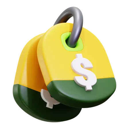 Price tag  3D Icon