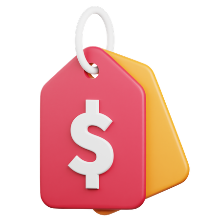 Price Tag  3D Icon