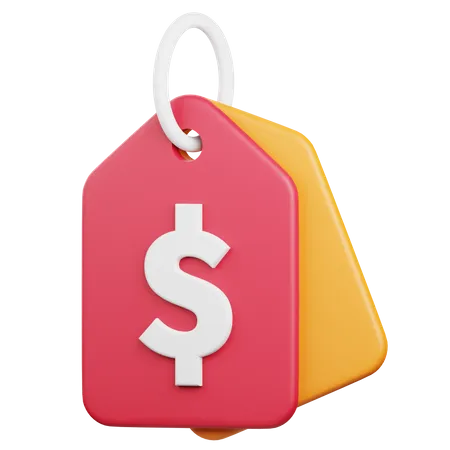 Price Tag  3D Icon