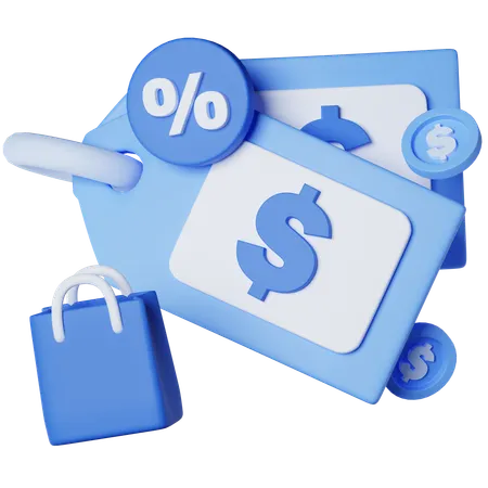Price Tag  3D Icon