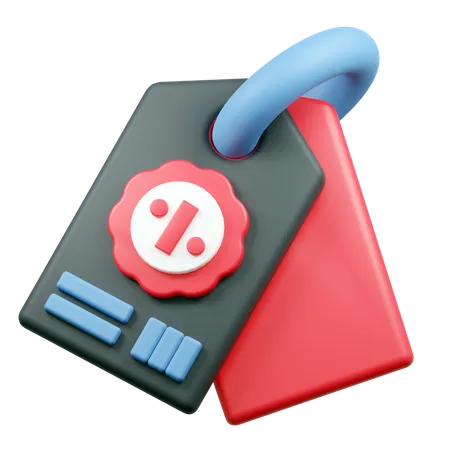 Price Tag  3D Icon