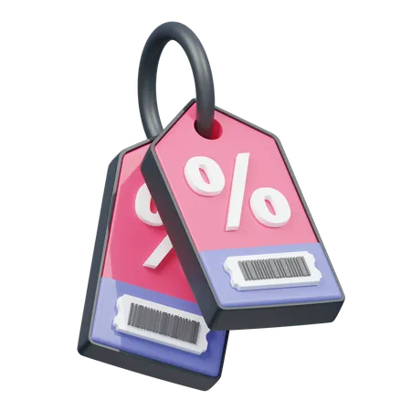 Price tag  3D Icon