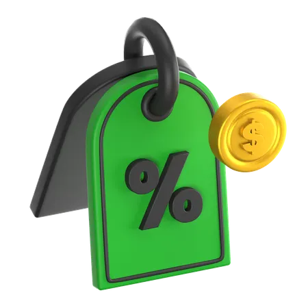 Price Tag  3D Icon