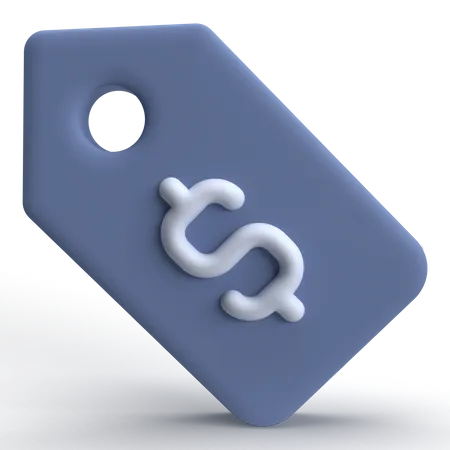 Price Tag  3D Icon