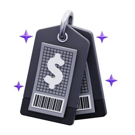 Price Tag  3D Icon