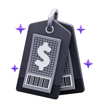 Price Tag  3D Icon