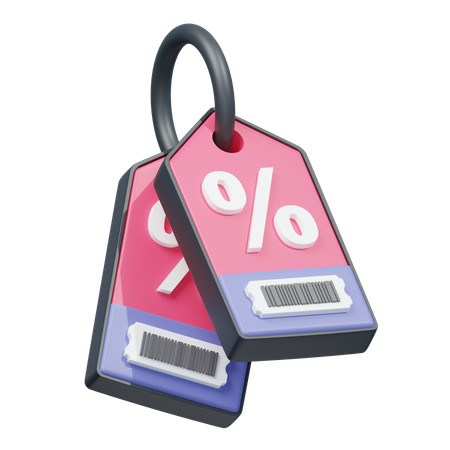 Price tag  3D Icon