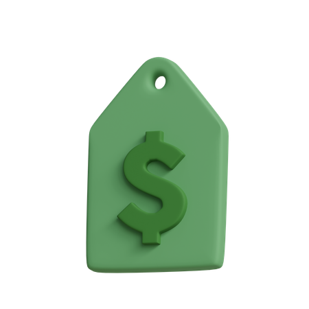 Price Tag  3D Icon