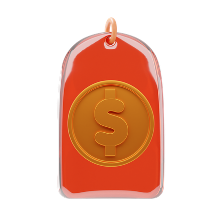 Price Tag  3D Icon