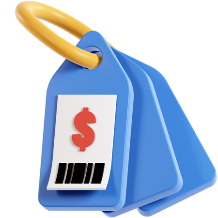 Price Tag  3D Icon