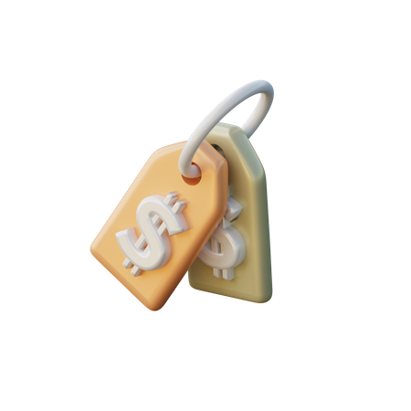Price Tag  3D Icon