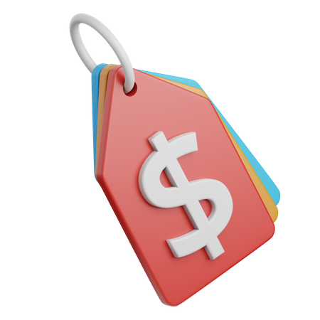 Price Tag  3D Icon