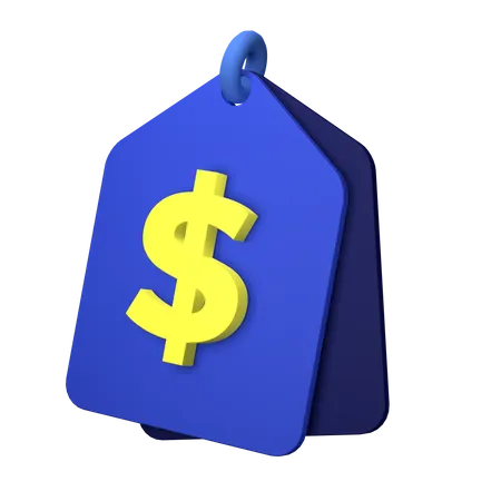 Price Tag  3D Illustration