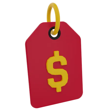 Price Tag  3D Illustration