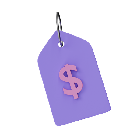 Price Tag  3D Illustration