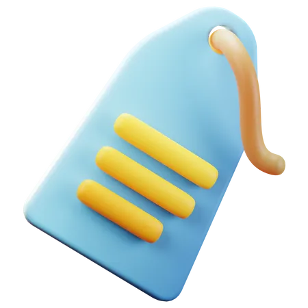 Price Tag  3D Illustration
