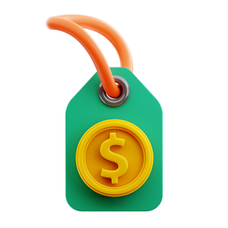 Price Tag  3D Icon