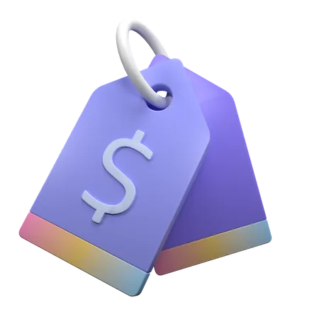 Price Tag 3D Icon