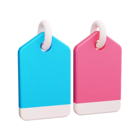 Price Tags  3D Icon